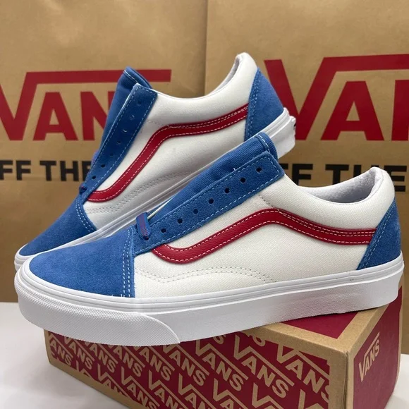 Vans Men’s Old Skool (SportPop) Vallartabl/Red SneakersVN0A38G19XG1